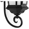 Progress Lighting Crawford Collection Black One-Light Medium Wall Lantern P6631-31MD - alternate 4